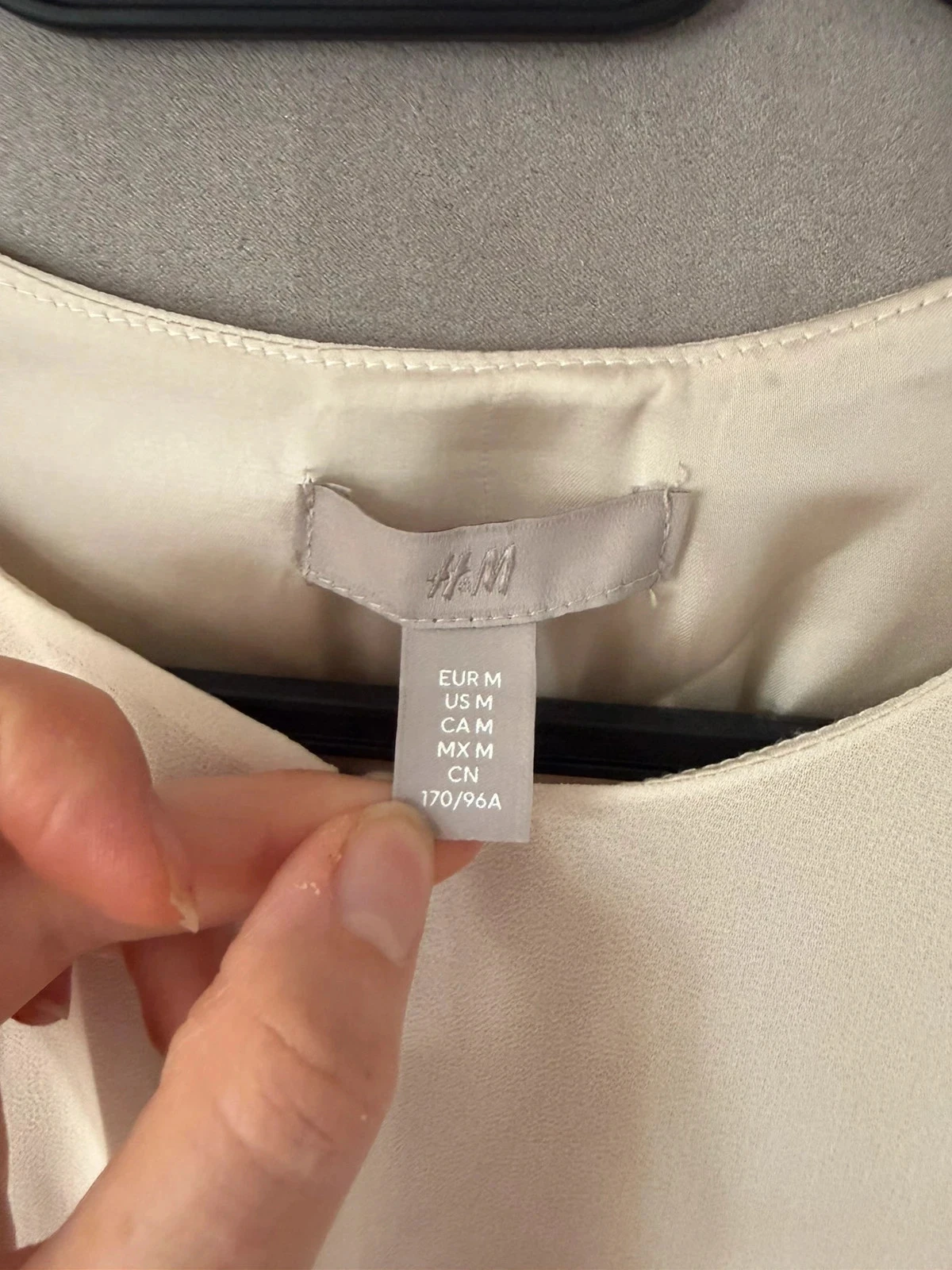 Vestido bege H&M tamanho M – photo 2